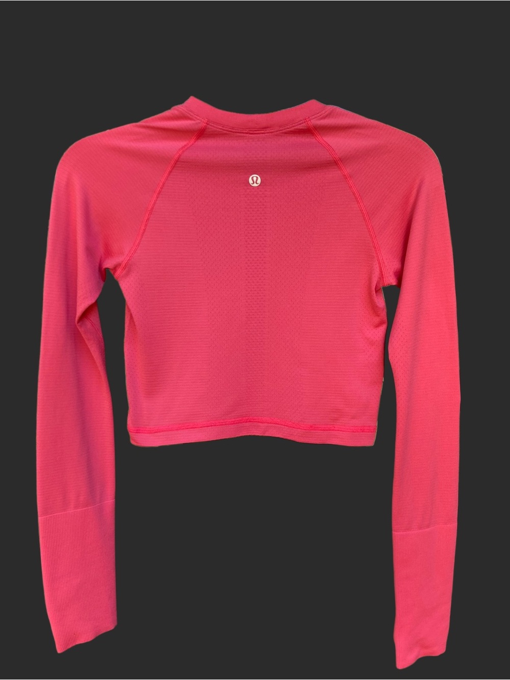 Lululemon Athletica Women's Swiftly Tech Cropped Long-Sleeve Shirt 2.0 in Pink